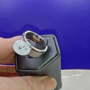 Silver Tone Spinner Ring